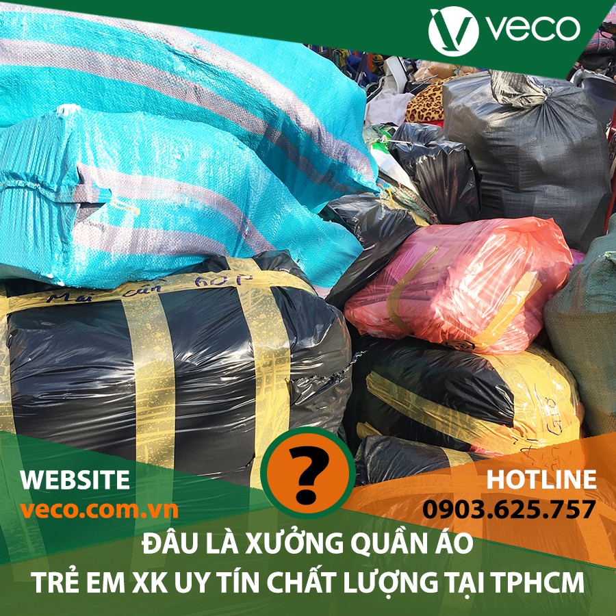 VECO-Xưởng quần áo trẻ em xuất khẩu uy tín chất lượng tại tphcm